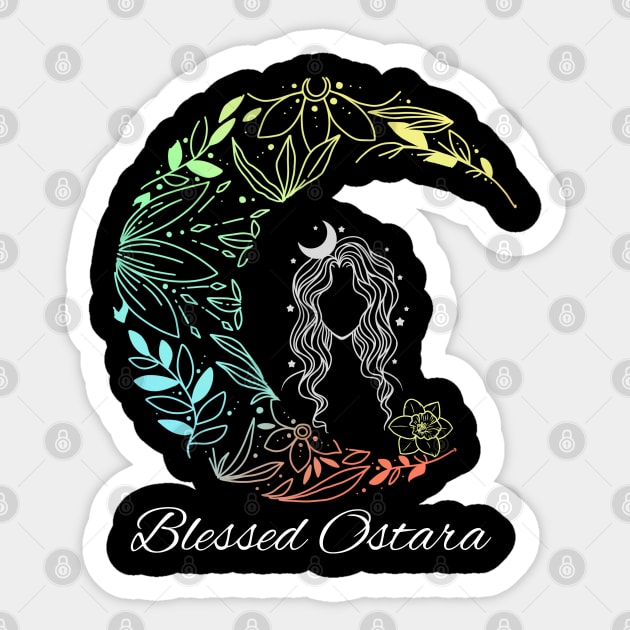 Blessed Ostara Sticker by AtHomeNinjaKeisha